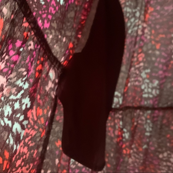 NWT A NEW DAY BURGUNDY PRINT DRESS XL - Picture 5 of 11